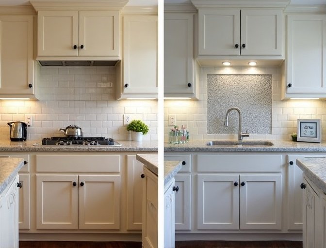 Installation cr&eacute;dence cuisine